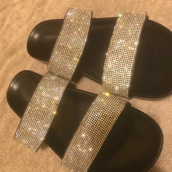 steve madden sparkly sandles - Picture 2 of 3